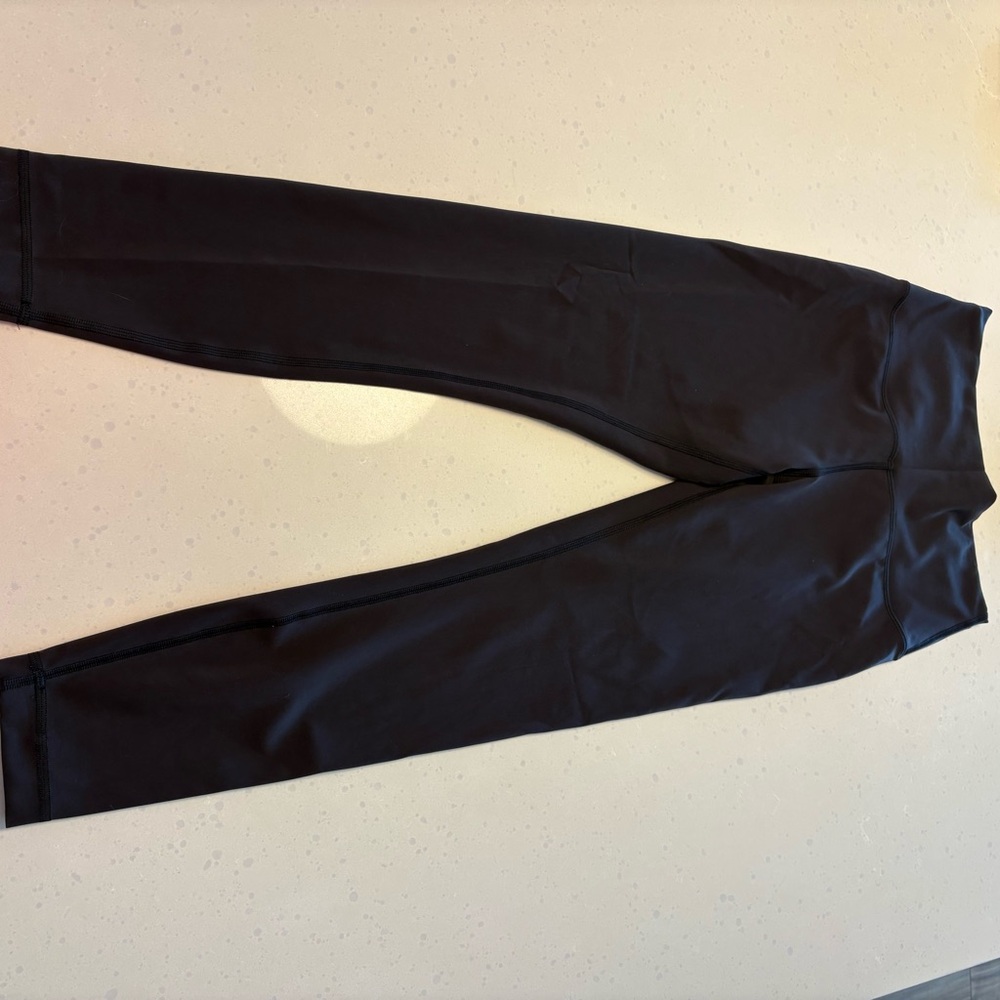 Lululemon Black Wunder Train High-Rise Tights Leggings 25” Size 8